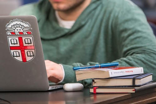 student studying
