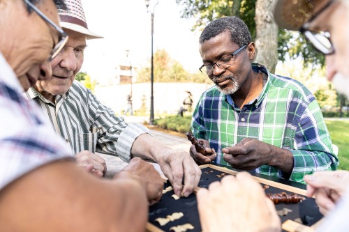 men playing chess